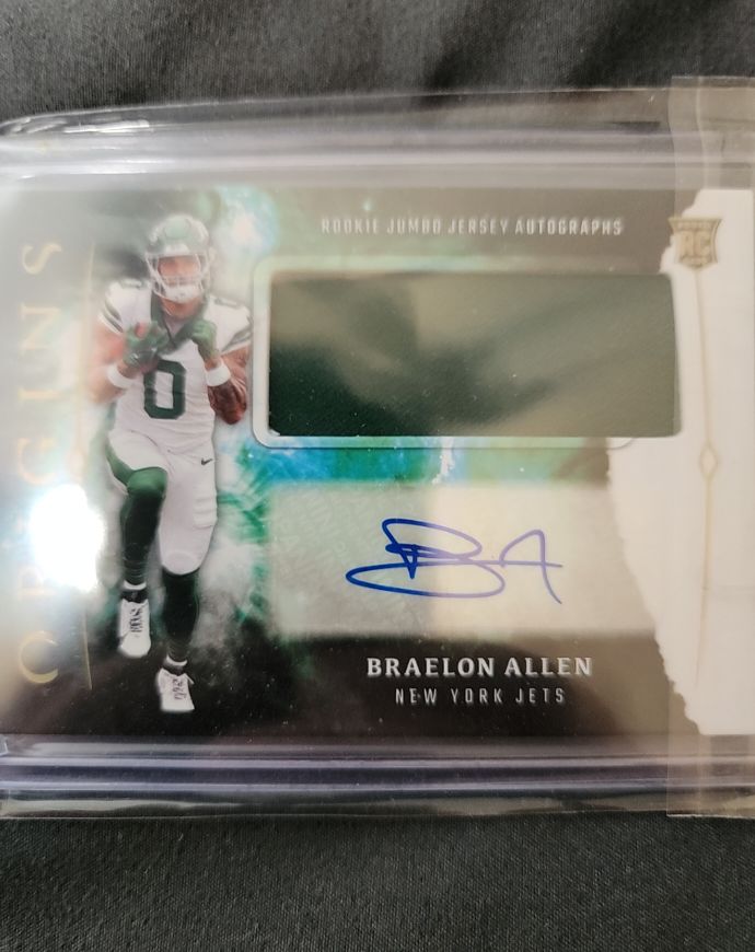 2024 Panini Origins Rookie Jumbo Jersey Autographs #RJA-BAL Braelon Allen — front