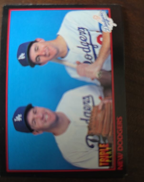 1993 Triple Play #253 New Dodgers — front