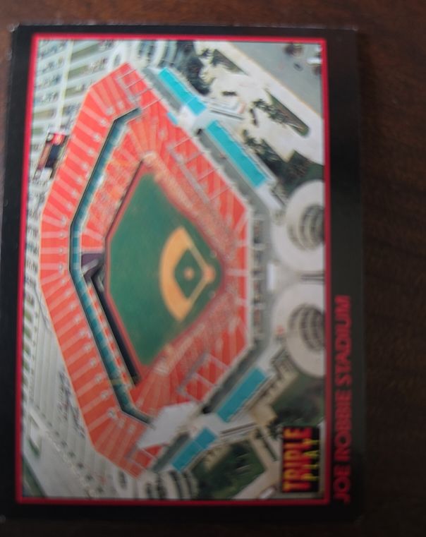 1993 Triple Play #259 Joe Robbie Stadium Florida Marlins — front