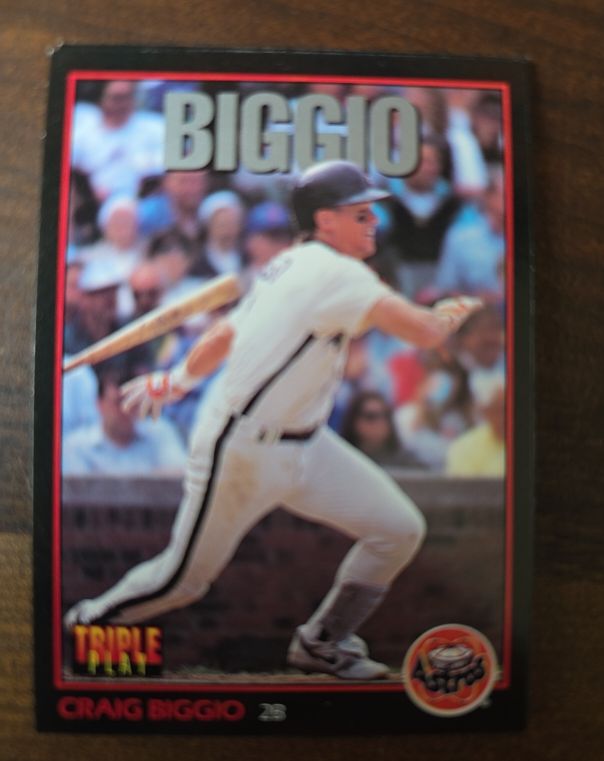 1993 Donruss Triple Play #100 Craig Biggio — front