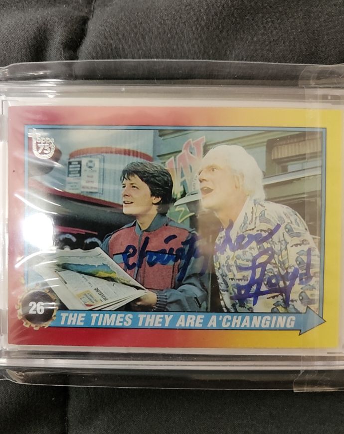 2013 Topps 75th Anniversary #26 Back to the Future II The Times They Are A'Changing — front
