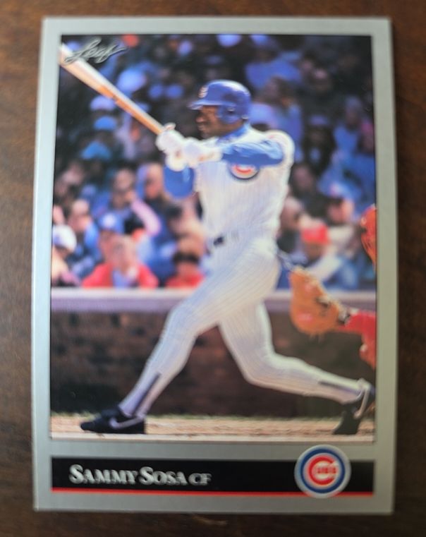 1992 Leaf #412 Sammy Sosa — front