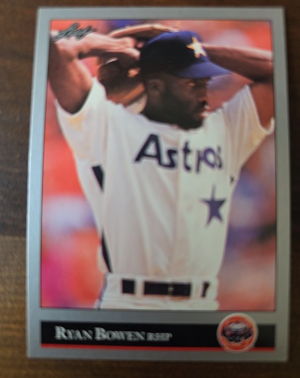 1992 Leaf #385 Ryan Bowen Houston Astros — front