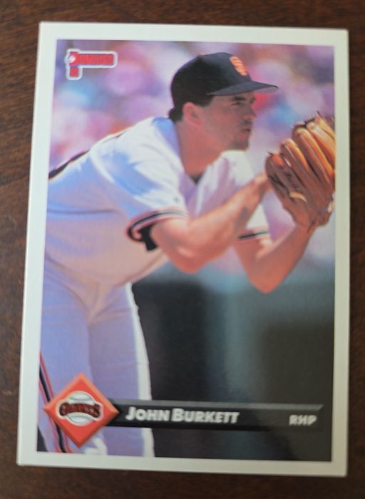 1993 Donruss #156 John Burkett — front