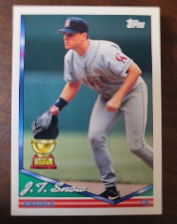 1994 Topps #293 J.T. Snow — front