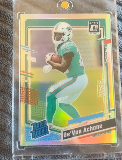 2023 Panini Donruss Optic #269 De'Von Achane — front