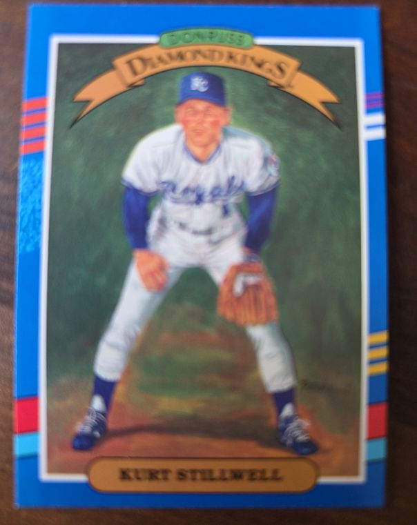 1991 Donruss Diamond Kings #24 Kurt Stillwell — front
