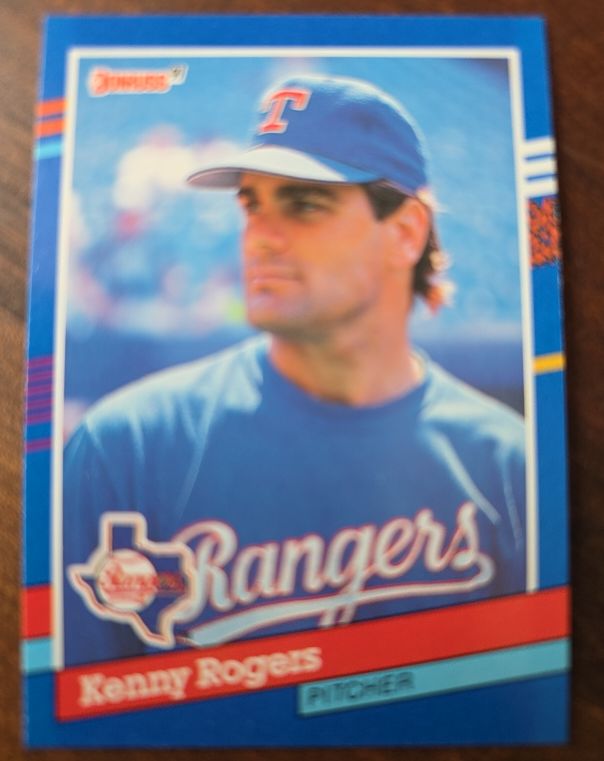 1991 Donruss #258 Kenny Rogers Texas Rangers — front