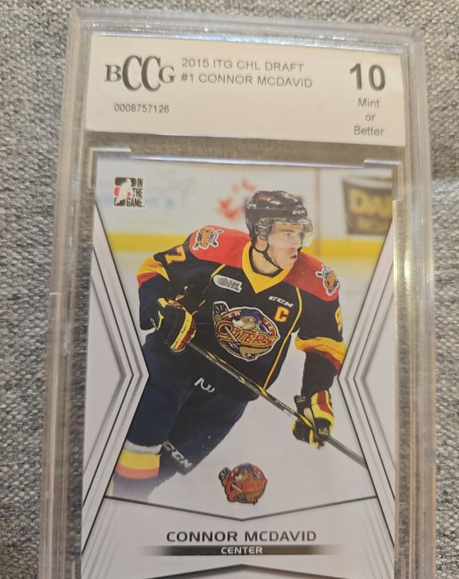 2015 ITG CHL Draft #1 Connor McDavid — front