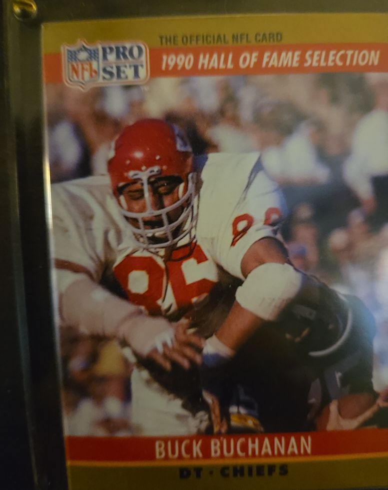 1990 Pro Set #23 Buck Buchanan — front
