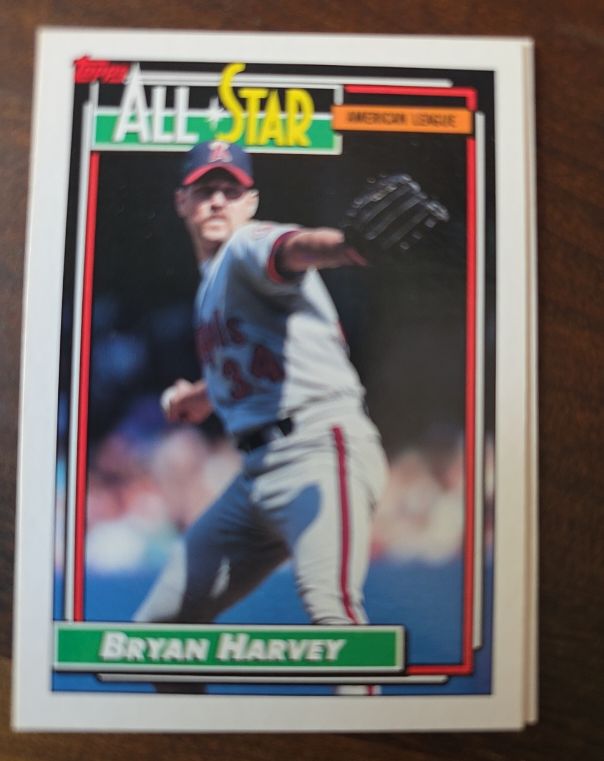 1992 Topps #407 Bryan Harvey — front
