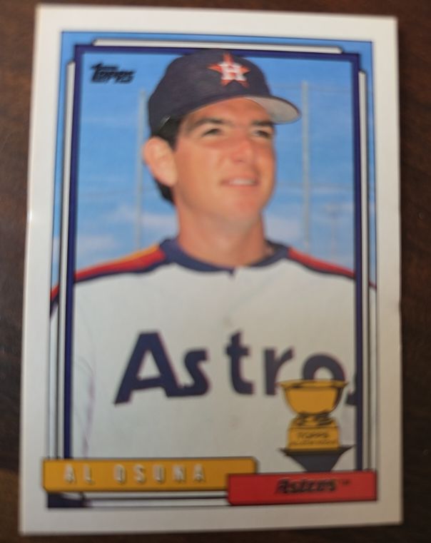 1992 Topps #614 Al Osuna — front