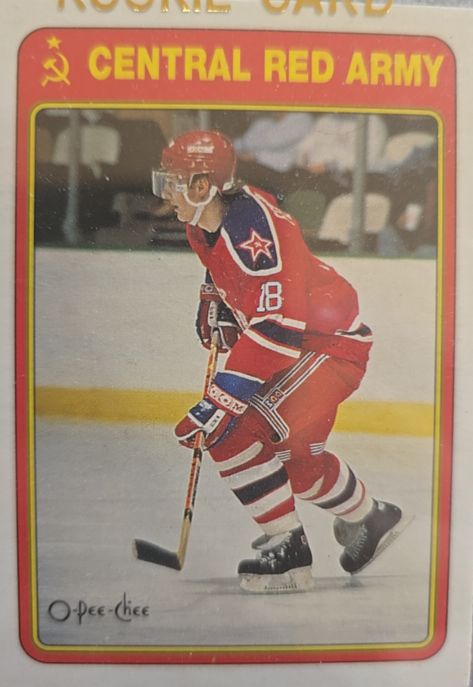 1990 O-Pee-Chee Central Red Army #18R — front