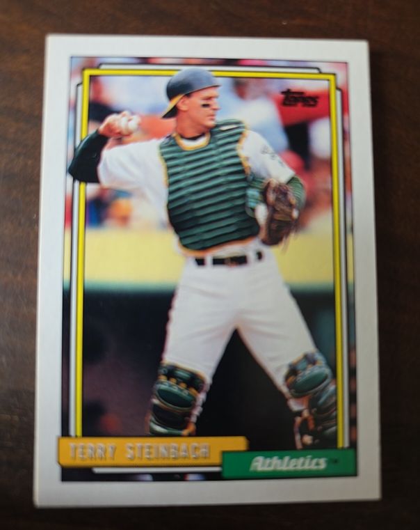 1992 Topps #234 Terry Steinbach — front