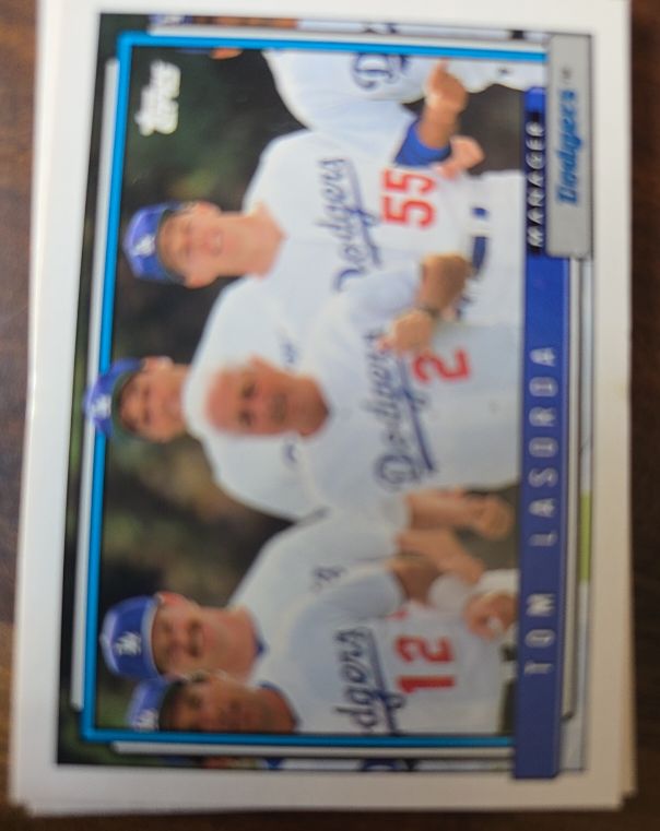 1992 Topps #261 Tom Lasorda — front