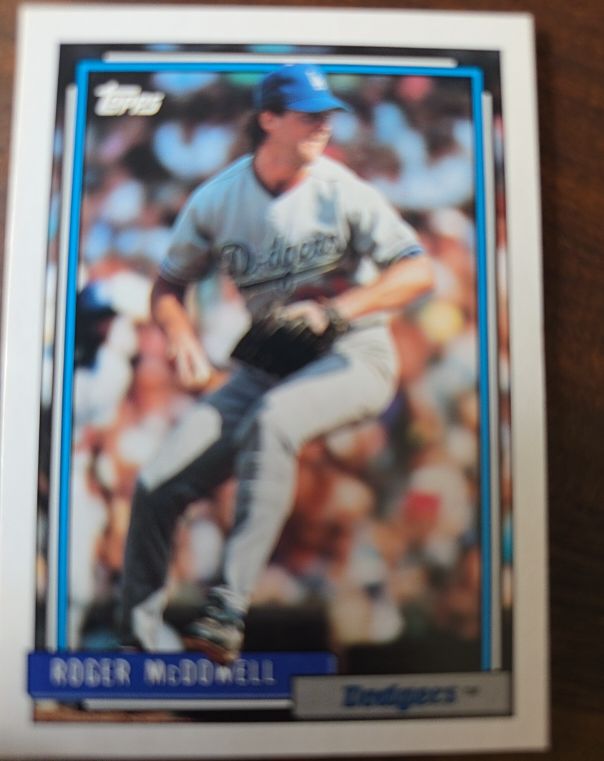 1992 Topps #713 Roger McDowell — front