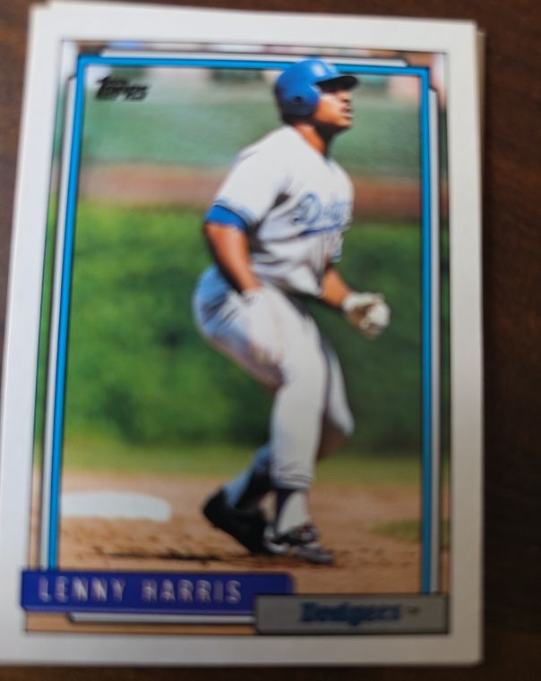 1992 Topps #92 Lenny Harris — front