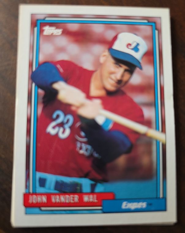 1992 Topps #343 John Vander Wal — front
