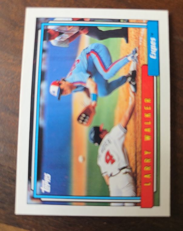1992 Topps #531 Larry Walker — front
