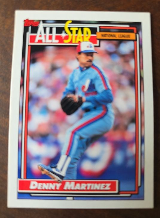 1992 Topps #394 Denny Martinez — front