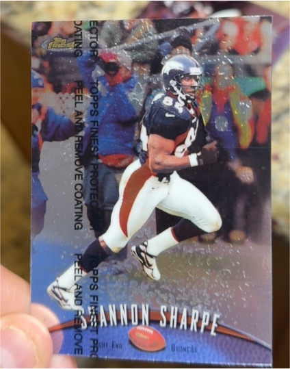 1998 Topps Finest #155 Shannon Sharpe — front