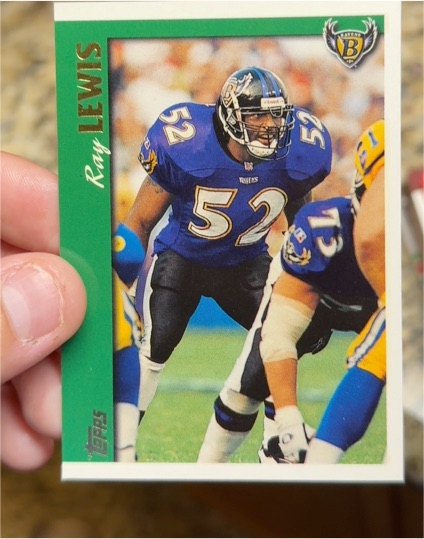 1997 Topps #239 Ray Lewis — front