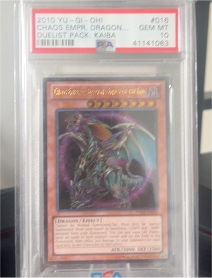 2010 Yu-Gi-Oh! #016 Chaos Emperor Dragon - Envoy of the End — front