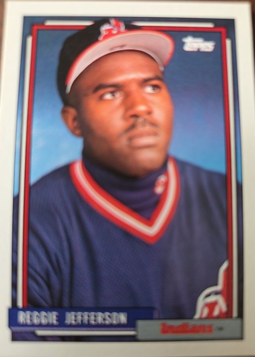 1992 Topps #93 Reggie Jefferson — front