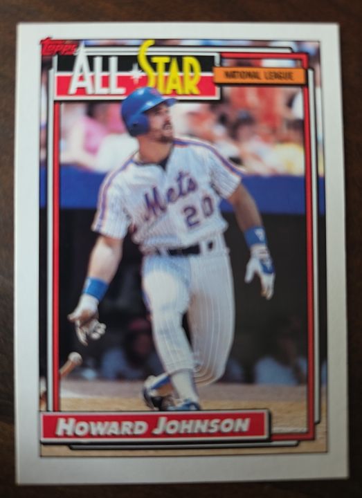 1992 Topps #388 Howard Johnson — front