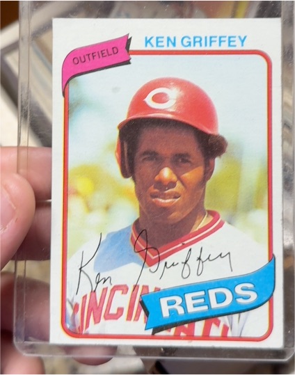 1980 Topps #550 Ken Griffey Cincinnati Reds — front