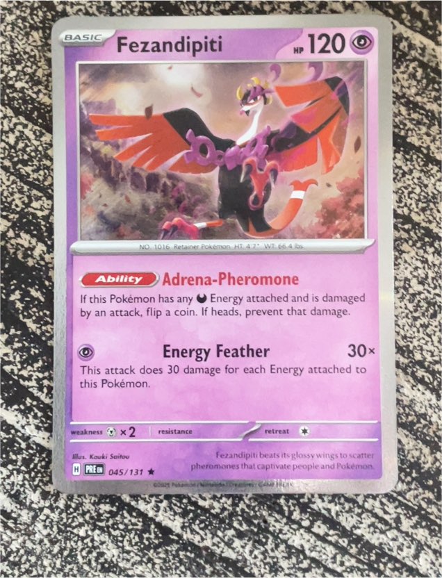 2024 Pokémon #045 Fezandipiti — front