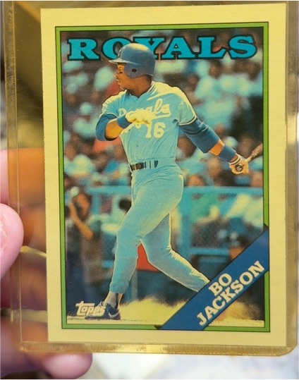 1988 Topps #750 Bo Jackson — front