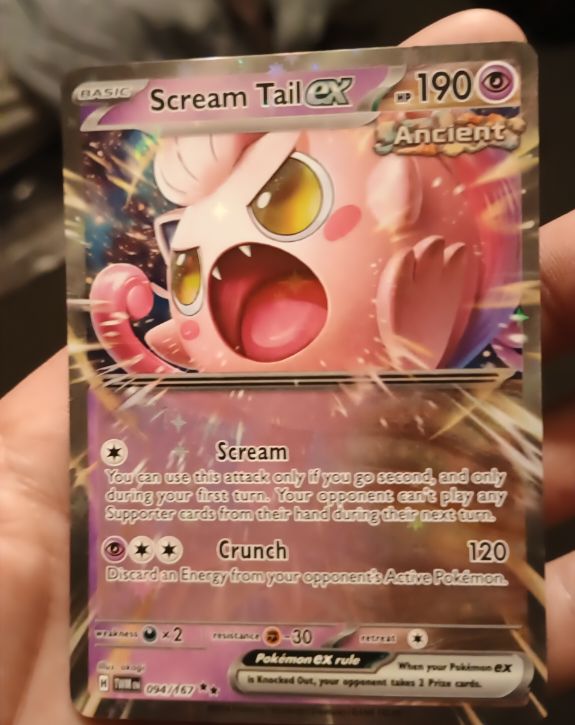 2024 Pokémon Scarlet & Violet Twilight Masquerade #094 Scream Tail ex — front