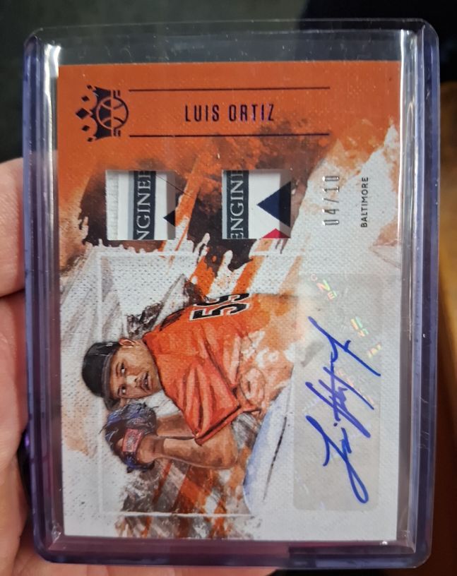 2019 Panini Diamond Kings #DMS-LO Luis Ortiz — front