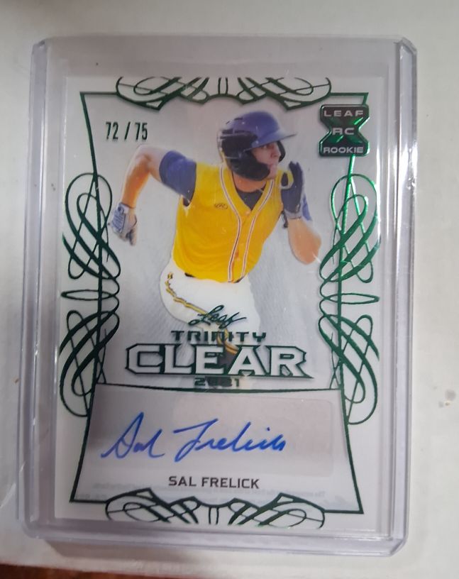 2021 Leaf Trinity Clear #CA-SF1 Sal Frelick — front