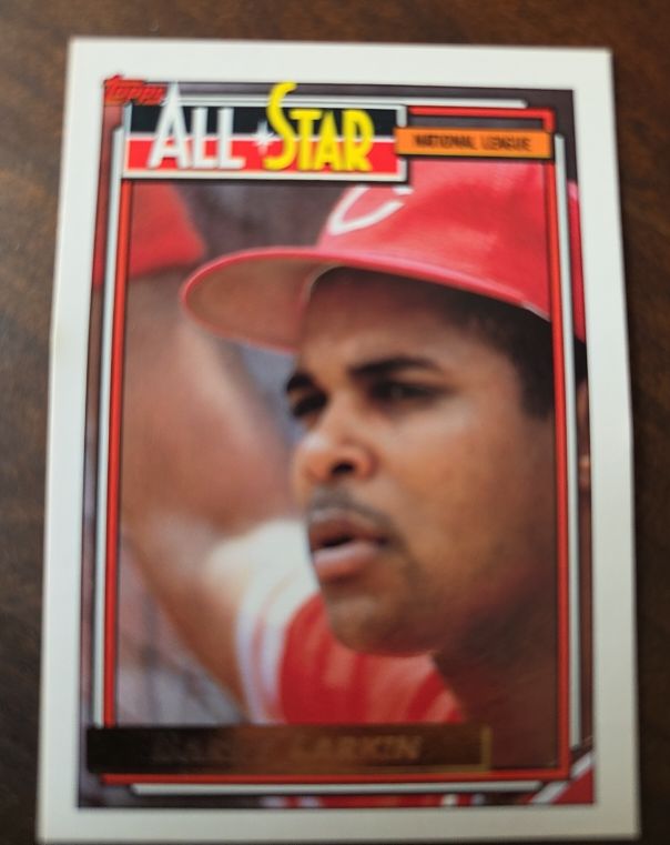 1992 Topps #389 Barry Larkin — front
