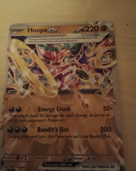 2023 Pokémon SV04: Paradox Rift #098 Hoopa ex — front