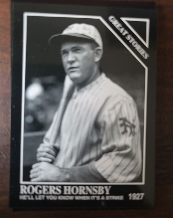 1993 Conlon Collection The Sporting News #766 Rogers Hornsby 1927 — front