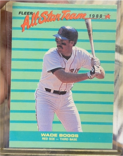 1988 Fleer All-Star Team #8 Wade Boggs — front