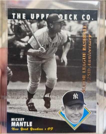 1994 Upper Deck All-Time Heroes #100 Mickey Mantle — front