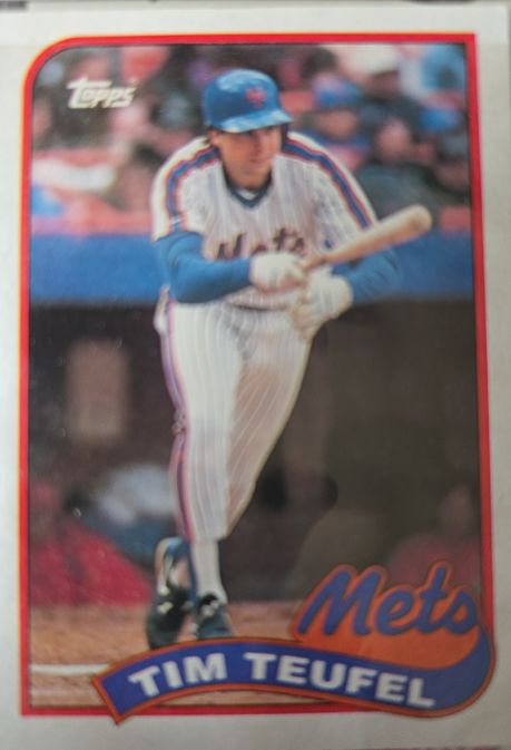 1989 Topps #9 Tim Teufel — front