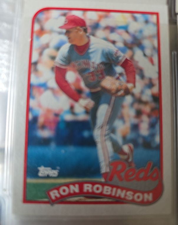 1989 Topps #16 Ron Robinson — front
