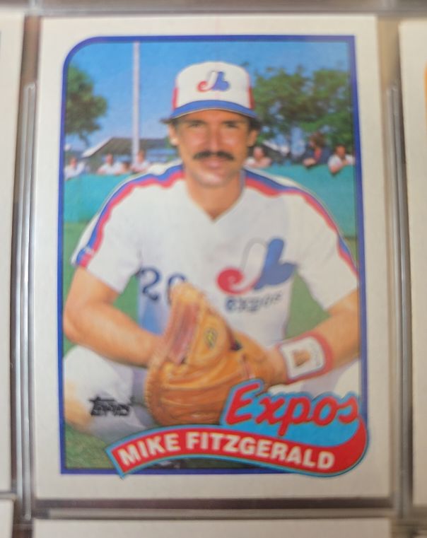 1989 Topps #23 Mike Fitzgerald — front