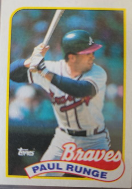 1989 Topps #38 Paul Runge — front