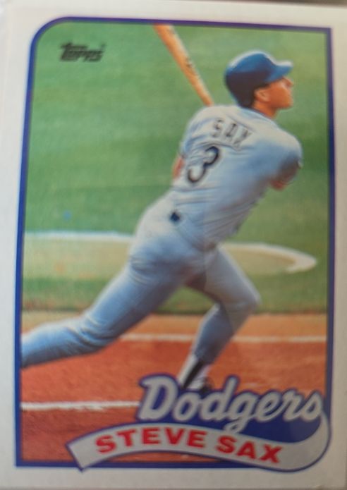 1989 Topps #40 Steve Sax — front