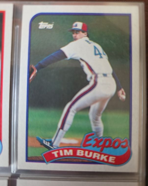 1989 Topps #48 Tim Burke — front
