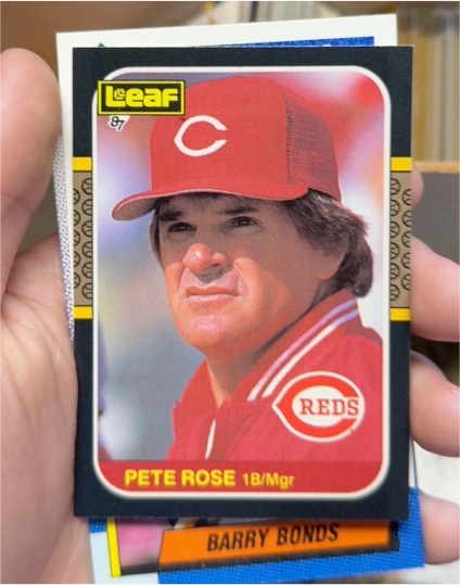 1987 Leaf #129 Pete Rose — front