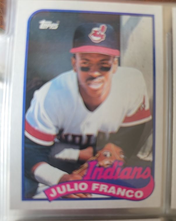1989 Topps #55 Julio Franco — front