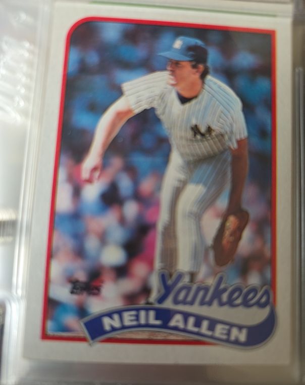 1989 Topps #61 Neil Allen — front