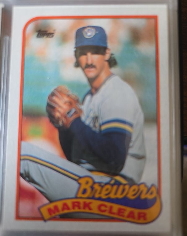 1989 Topps #63 Mark Clear — front